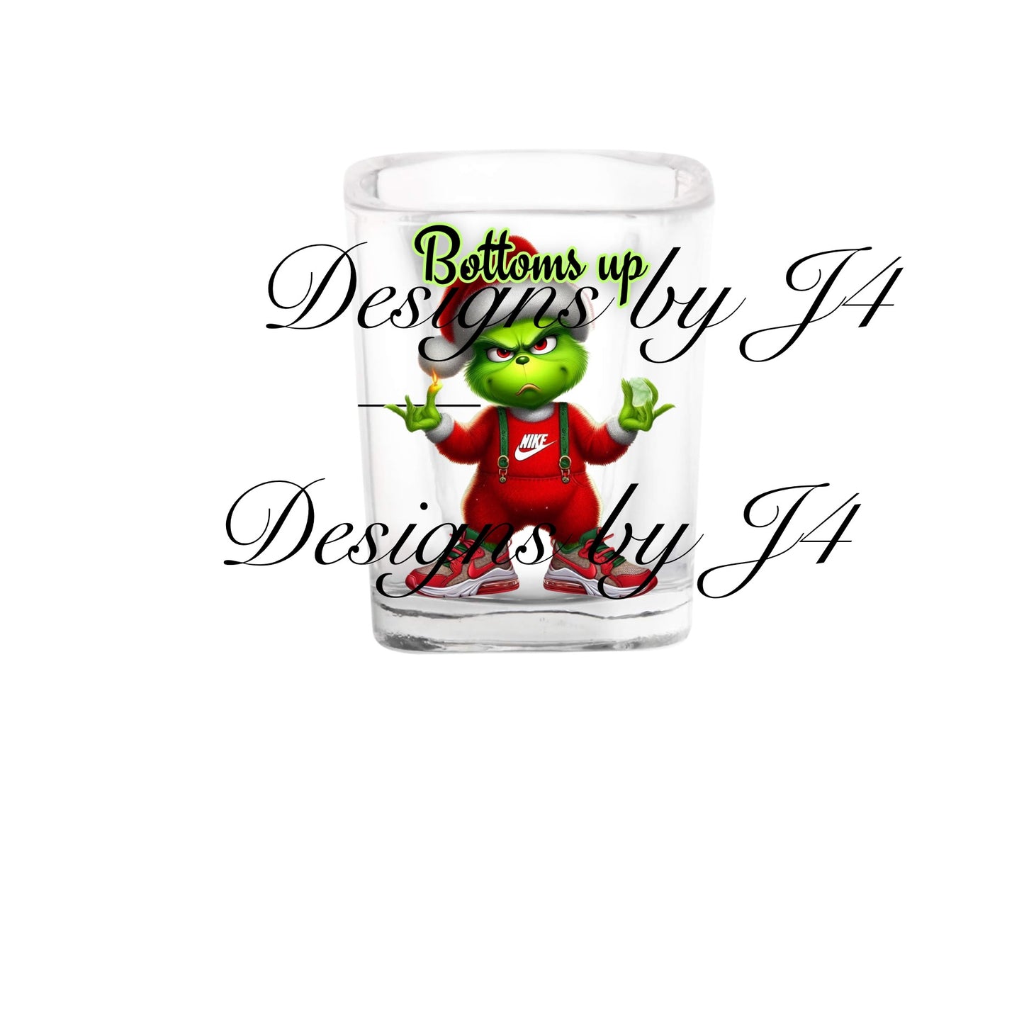 Grinch Shot Glass